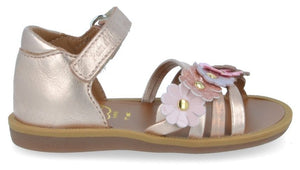 Pom D'Api Sandaal - Pom D'api Kinderschoenen - Roze | Poppy Multi Flo