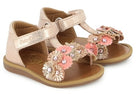 Pom D'Api Sandaal - Pom D'api Kinderschoenen - Roze | Poppy Strass Flowers