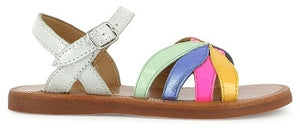 Pom D'Api Sandaal - Pom D'api Kinderschoenen - Zilver | Plagette Oto Muestra