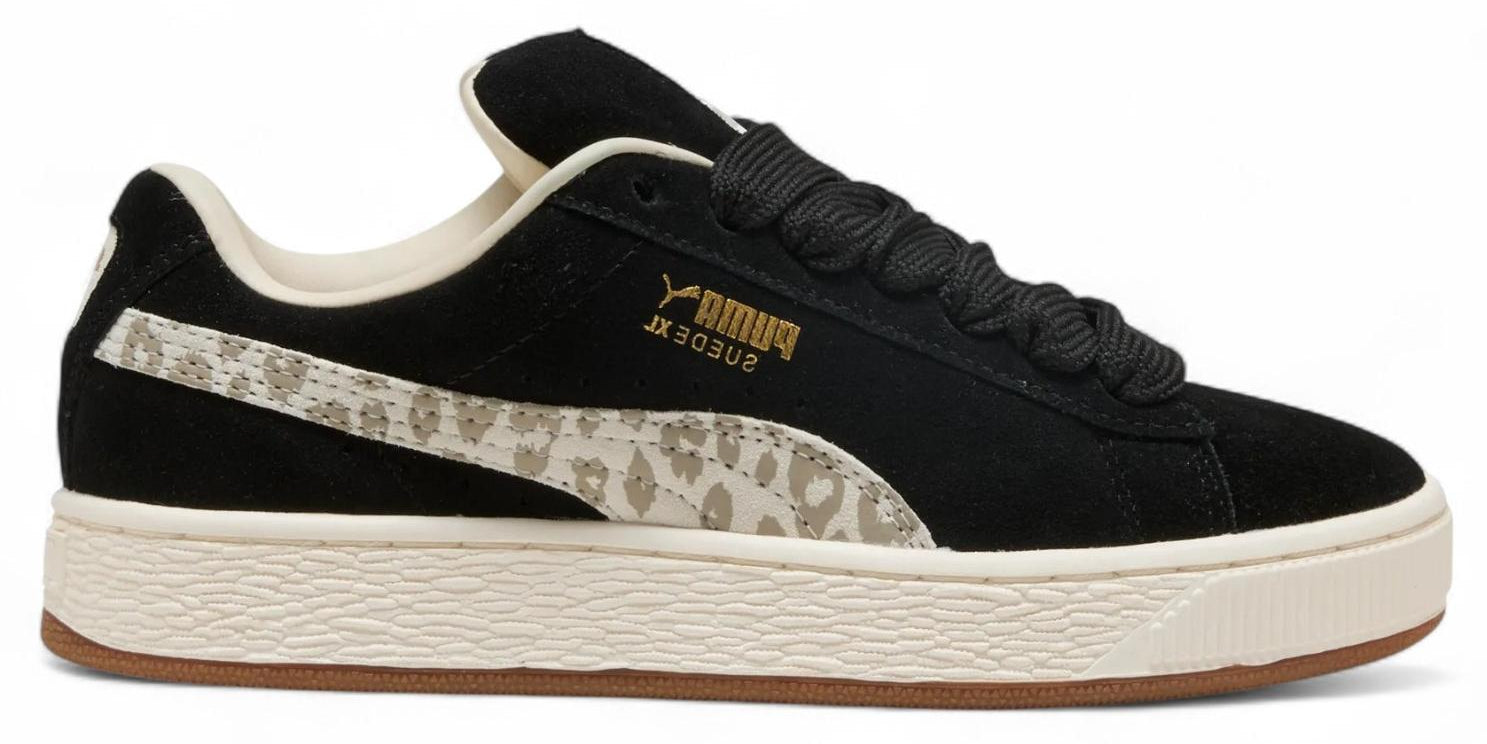 Puma Sneaker - Puma Kinderschoenen - Zwart | Suede XL Lepard Jr
