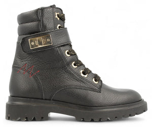 Red Rag Veterboot - Red Rag Kinderschoenen - Zwart | 11278 Nappa