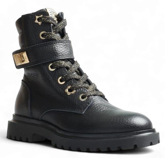 Red Rag Veterboot - Red Rag Kinderschoenen - Zwart | 11278 Nappa