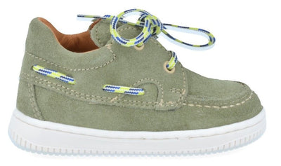Romagnoli Boat Shoe - Romagnoli Children's Shoes - Green | 8037R084