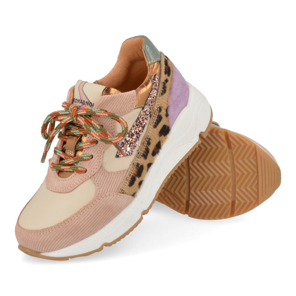 Romagnoli Sneaker - Romagnoli Kinderschoenen - Beige | 7462R063