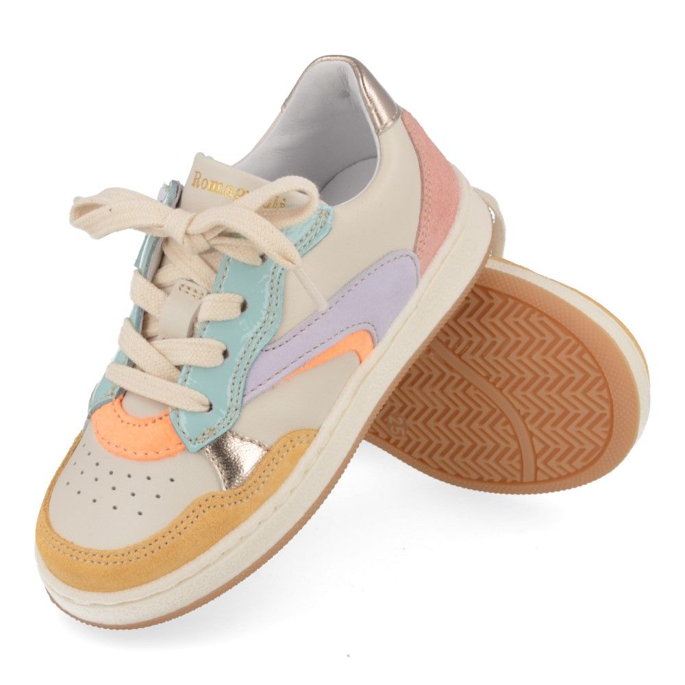Romagnoli Sneaker - Romagnoli Kinderschoenen - Ecru | 6635R