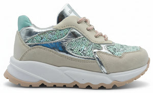 Romagnoli Sneaker - Romagnoli Kinderschoenen - Zilver | 8636R067