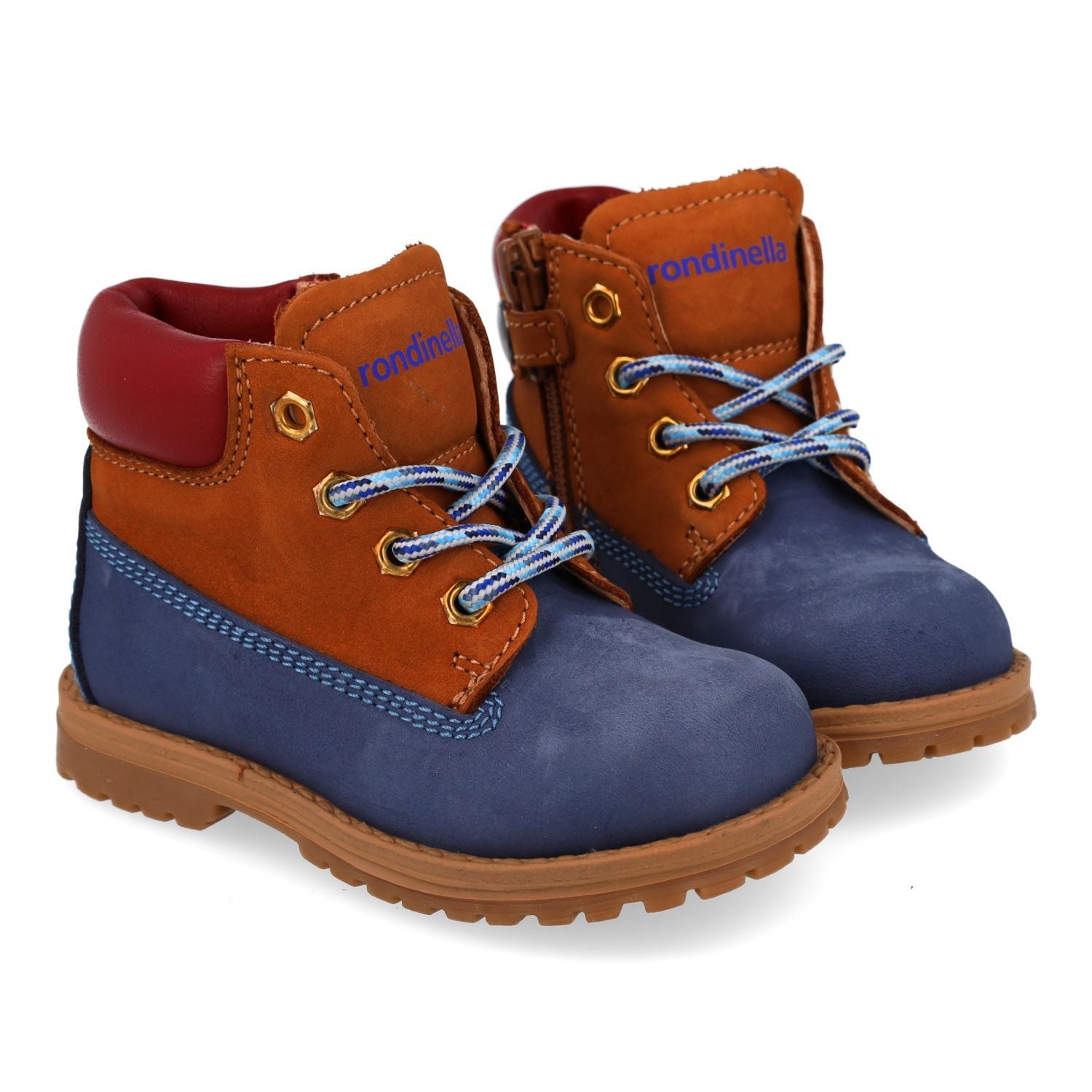 Rondinella Veterboot - Rondinella Kinderschoenen - Blauw | 4432-4N