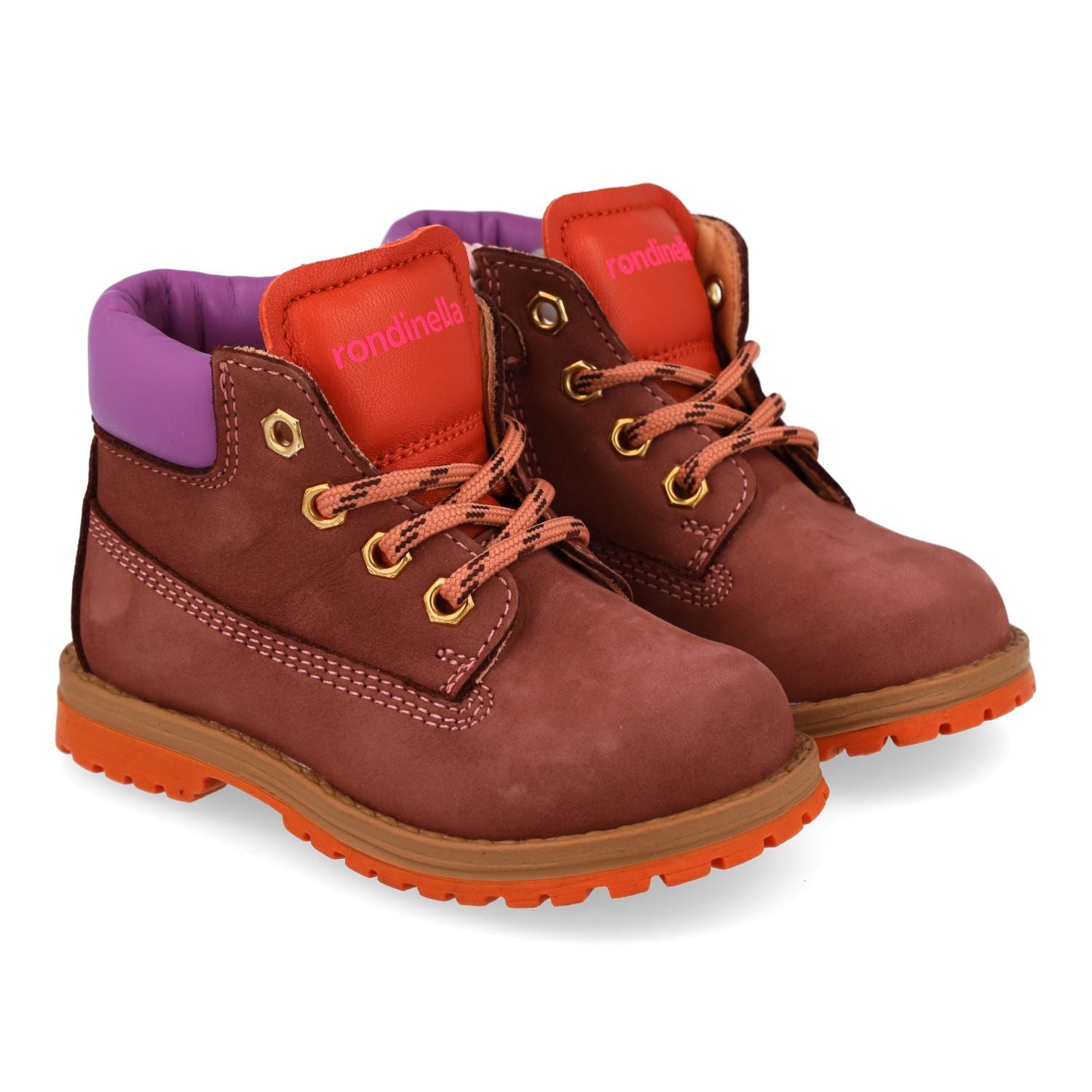 Rondinella Veterboot - Rondinella Kinderschoenen - Roze | 4432-4N
