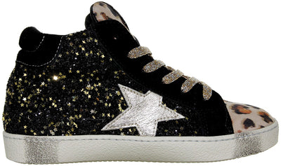 Rondinella X Golden Goose - Rondinella Kinderschoenen - Zwart | 11809-2 Zwart Meisjes Sneaker