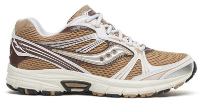 Saucony Sneaker - Saucony Damesschoenen - Beige | Grid Legacy Saddle/White
