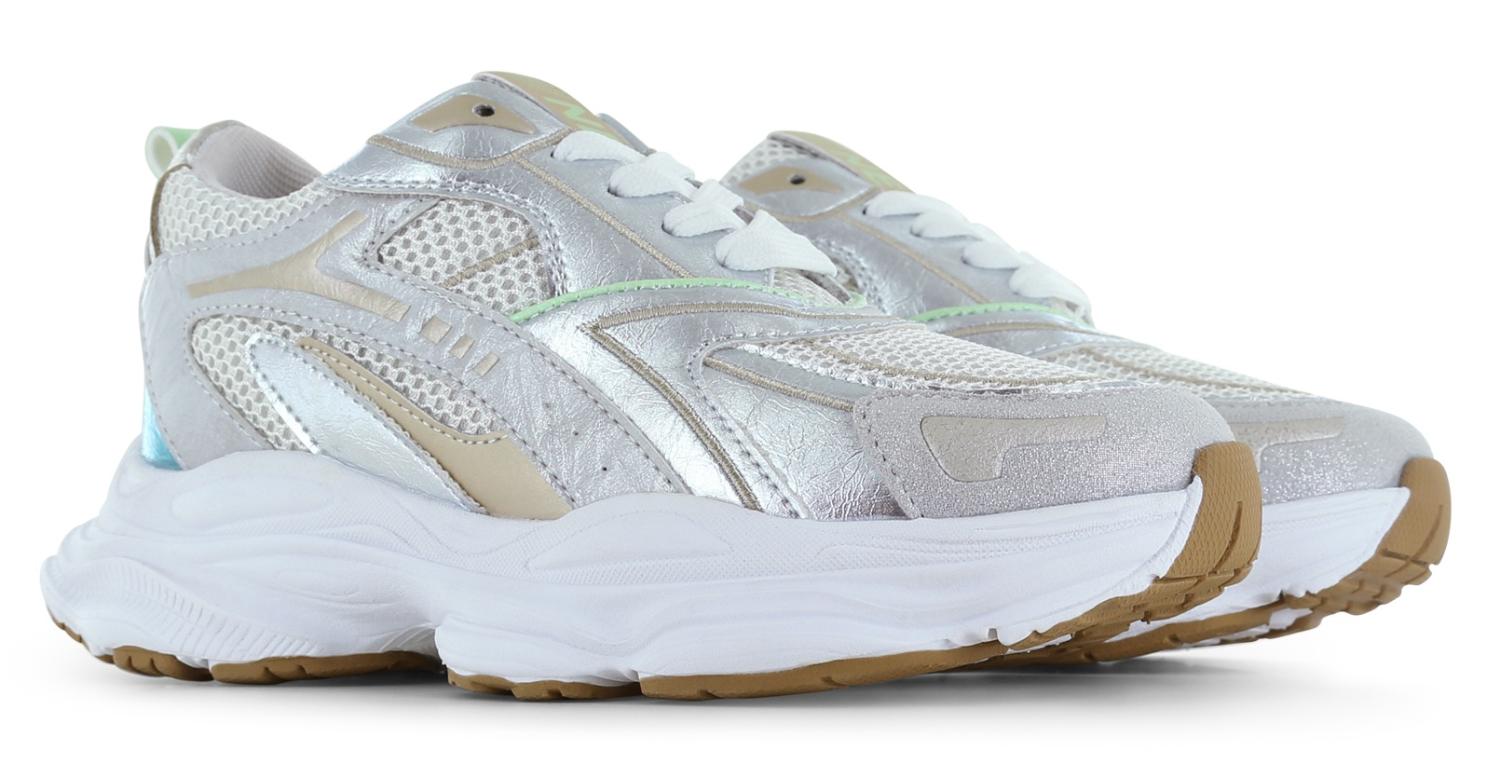 Shoesme Sneaker - Shoesme Kinderschoenen - Zilver | LW26S006