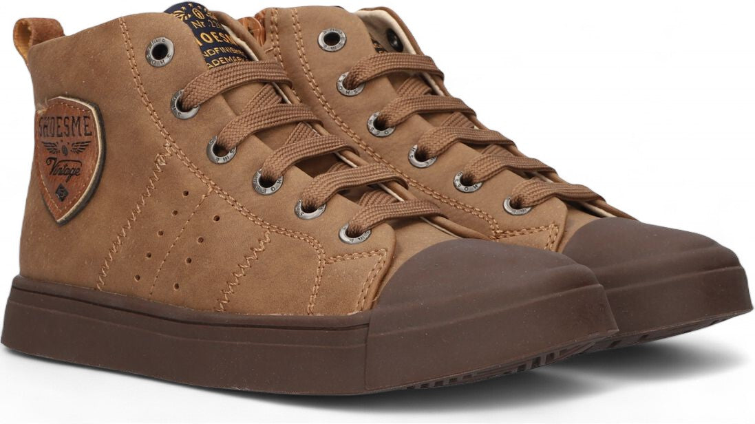 Shoesme Veterboot - Shoesme Kinderschoenen - Bruin | SH23W036