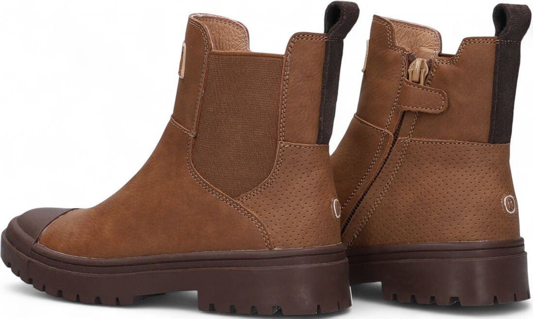 Shoesme Veterboot - Shoesme Kinderschoenen - Cognac | SW25W009
