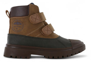 Shoesme Veterboot - Shoesme Kinderschoenen - Cognac | SW25W009