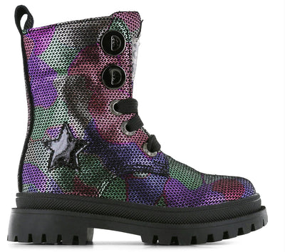 Shoesme Veterboot - Shoesme Kinderschoenen - Multi | NT23W006