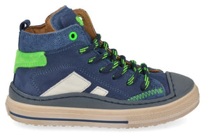 Stones & Bones Sneaker - Stones & Bones Kinderschoenen - Blauw | Laset Calf