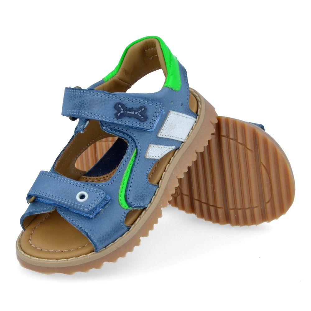 Stones & Bones Sandaal - Stones & Bones Kinderschoenen - Blauw | Linus