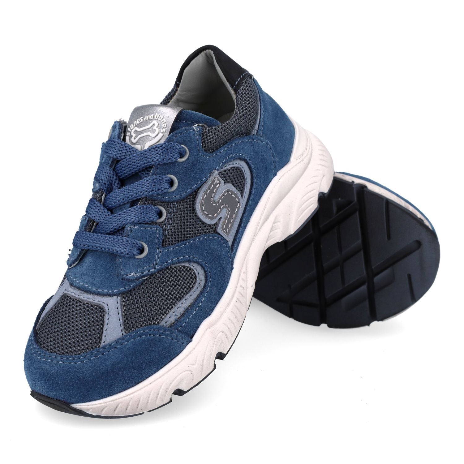 Stones & Bones Sneaker - Stones & Bones Kinderschoenen - Blauw | Pepin NB