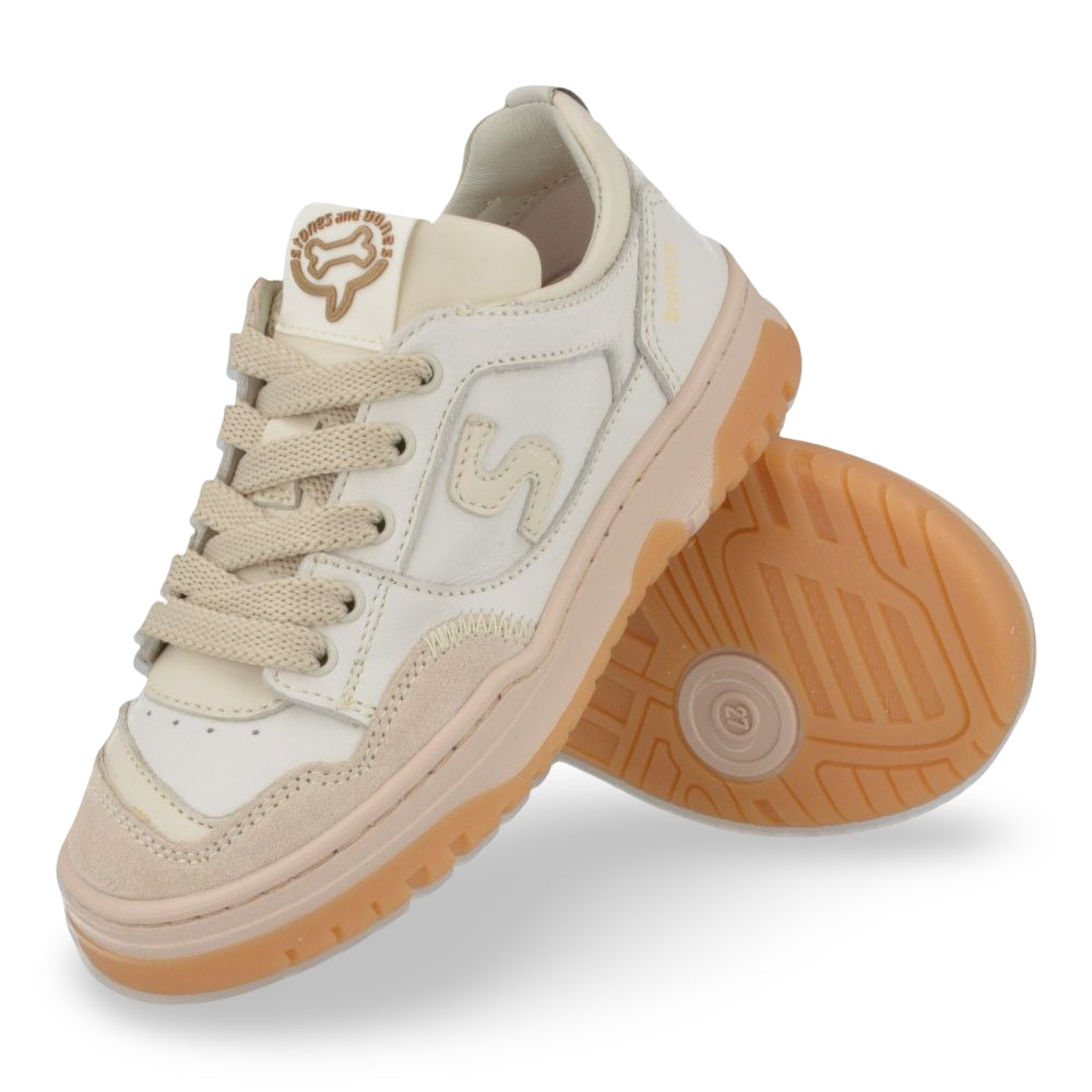 Stones & Bones Sneaker - Stones & Bones Kinderschoenen - Wit | Macan 5446