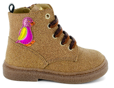 Stones & Bones Veterboot - Stones & Bones Kinderschoenen - Naturel | Pamy 5416 Glitter Camel