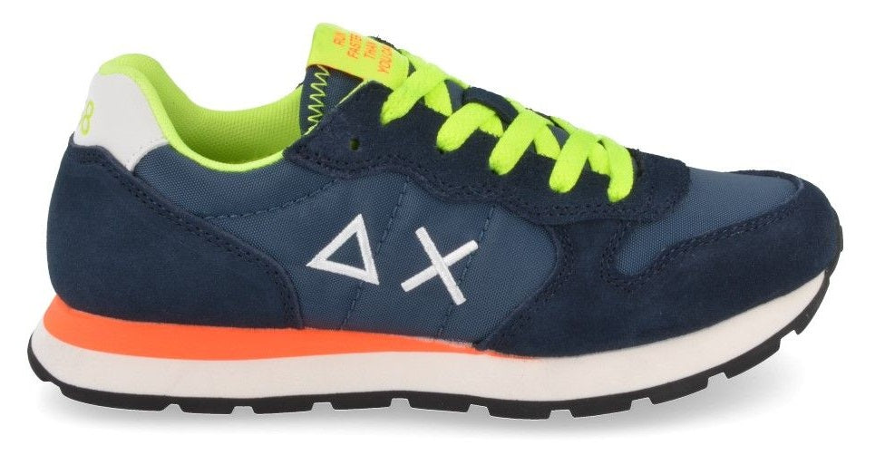 Sun '68 Sneaker - Sun '68 Kinderschoenen - Blauw | Boy's Tom Fluo