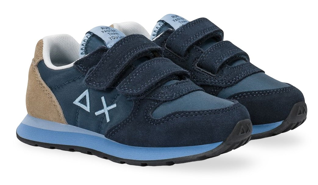 Sun '68 Sneaker - Sun '68 Kinderschoenen - Blauw | Boy's Tom Solid Baby Z36301B