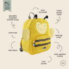 Trixie Kleutertasje - Trixie Accessoires - Geel | Rugzak Bumblebee