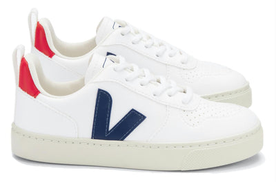 Veja Sneaker - Veja Kinderschoenen - Blauw | small v10 laces