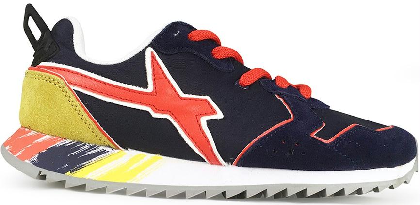 W6YZ Sneaker - W6 Yz Kinderschoenen | Jet-J Navy - Red Jongens