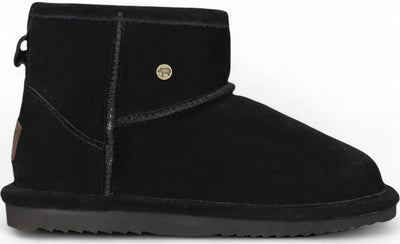 Botte Warmbat - Chaussures pour enfants Warmbat - Noir | Bottes en daim Wallaby pour enfants