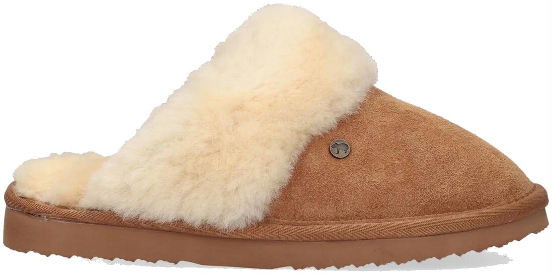 Warmbat Slide - Warmbat Damesschoenen - Cognac | Flurry