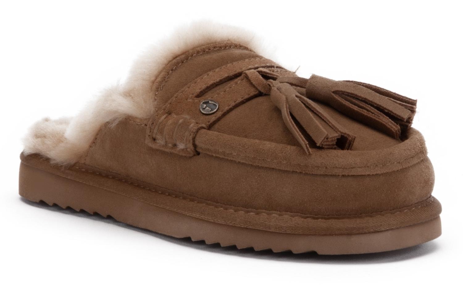 Warmbat Slide - Warmbat Damesschoenen - Cognac | Temora