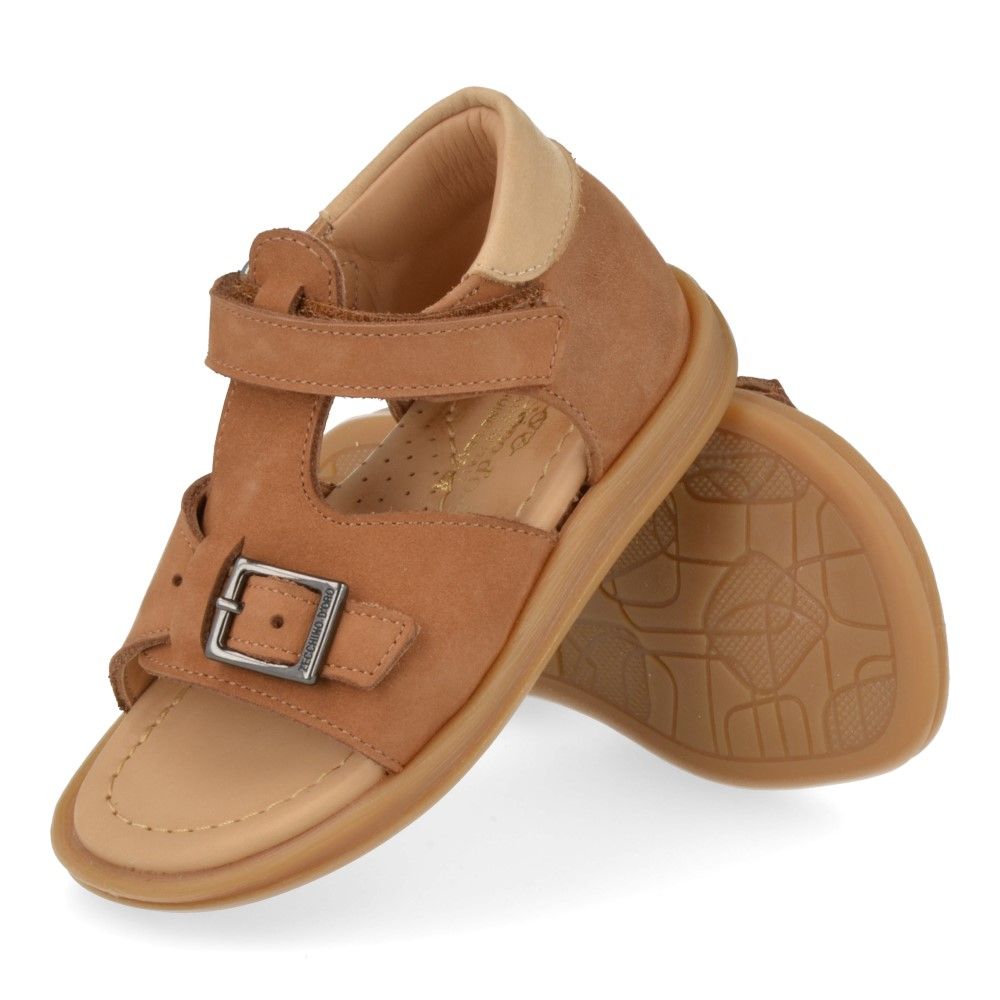 Zecchino D'Oro Sandaal - Zecchino D'oro Kinderschoenen - Cognac | A32-3201 ZD
