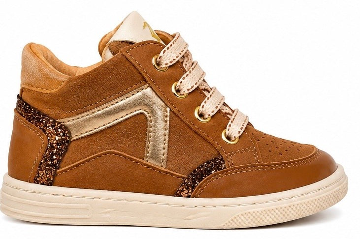 Zecchino D'Oro Sneaker - Zecchino D'oro Kinderschoenen - Cognac | N12-1605