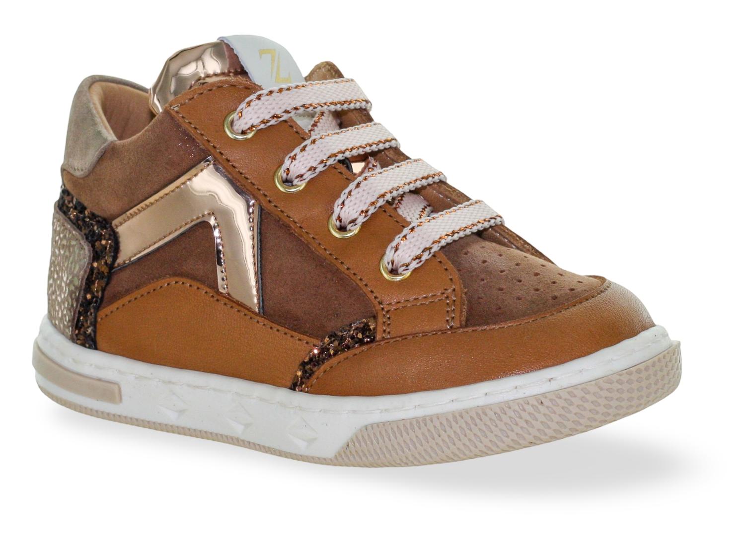 Zecchino D'Oro Sneaker - Zecchino D'oro Kinderschoenen - Cognac | N12-1605
