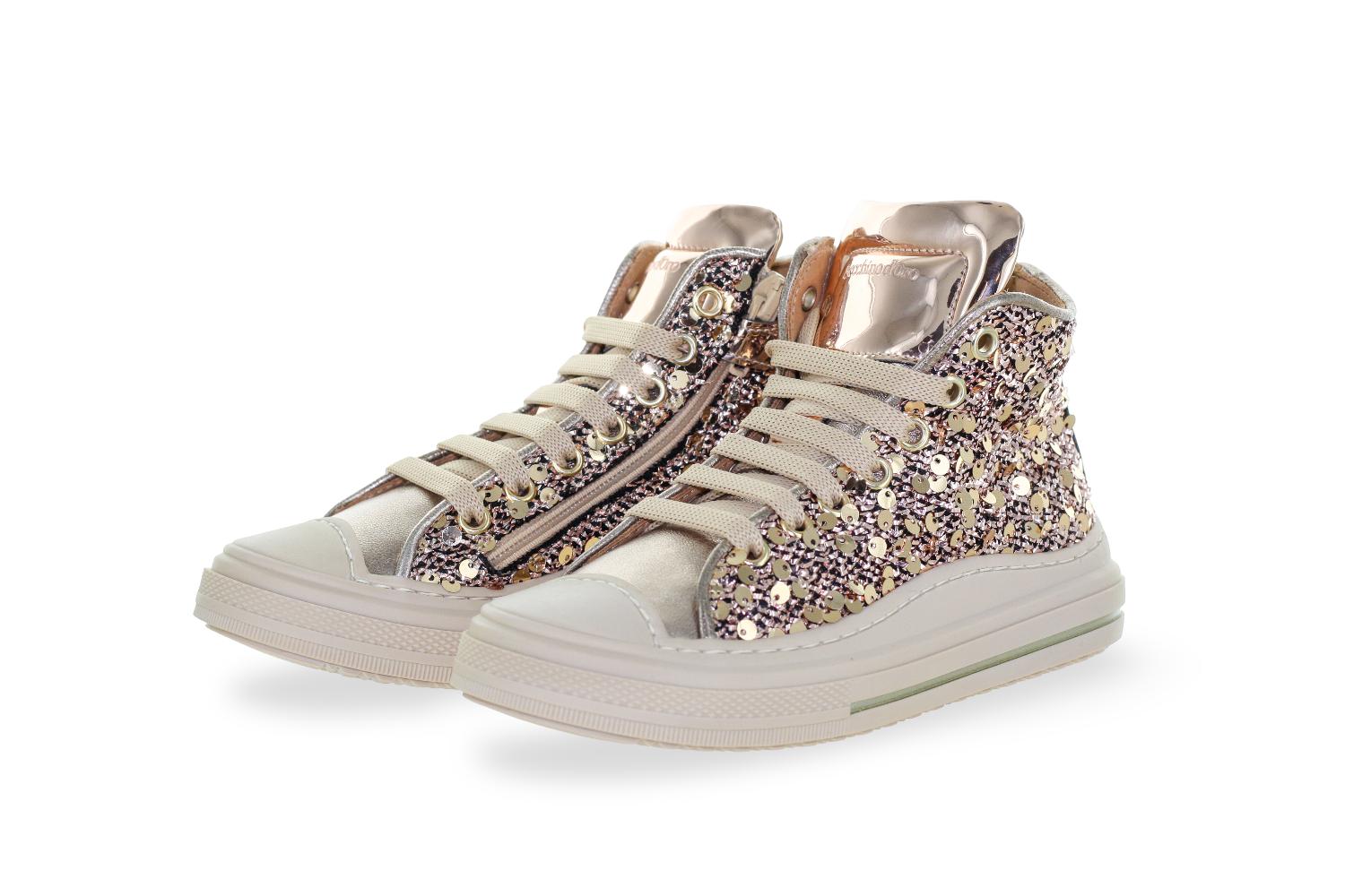 Zecchino D'Oro Sneaker - Zecchino D'oro Kinderschoenen - Goud | F13-4305