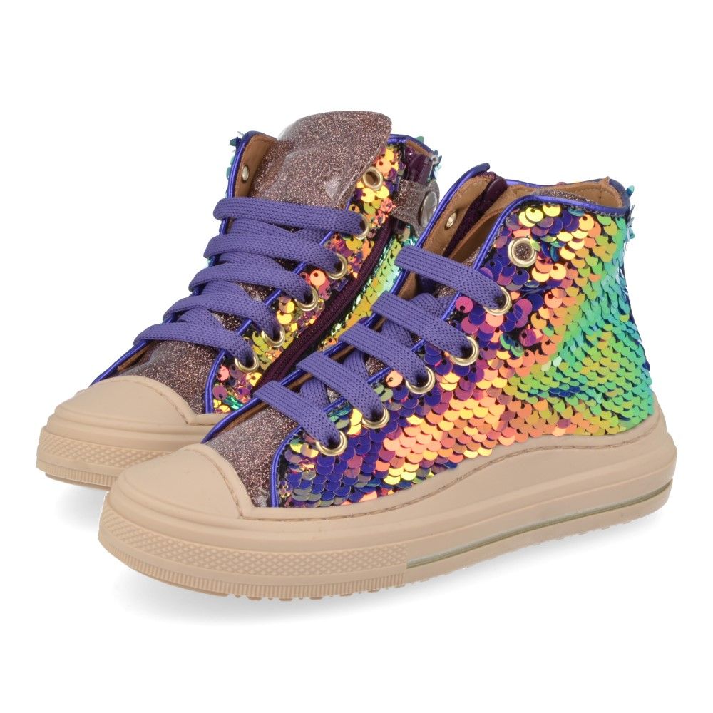 Zecchino D'Oro Sneaker - Zecchino D'oro Kinderschoenen - Paars | F13-4305