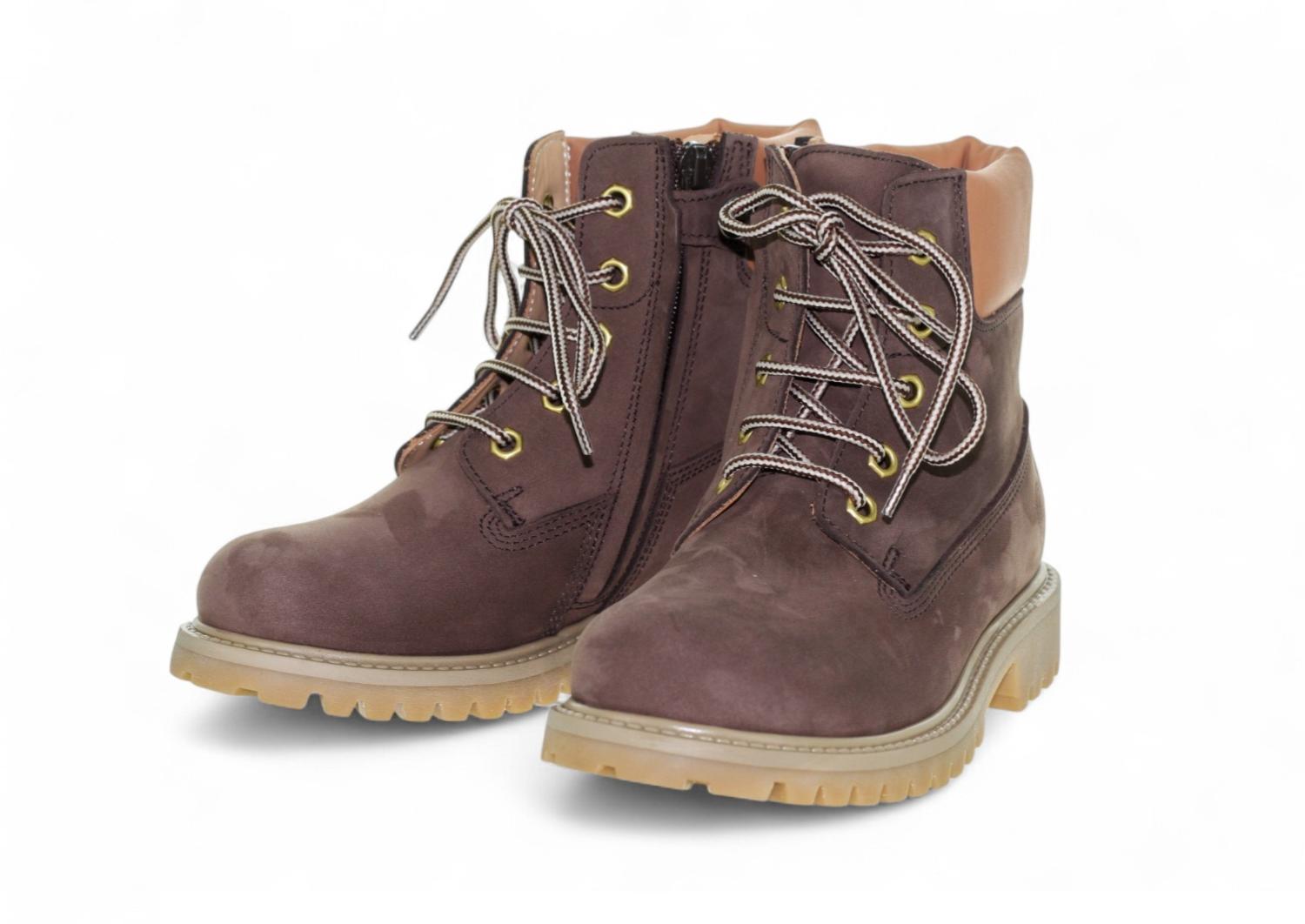 Zecchino D´Oro Veterboot - Zecchino D'oro Kinderschoenen - Bruin | M04-6433 met Rits