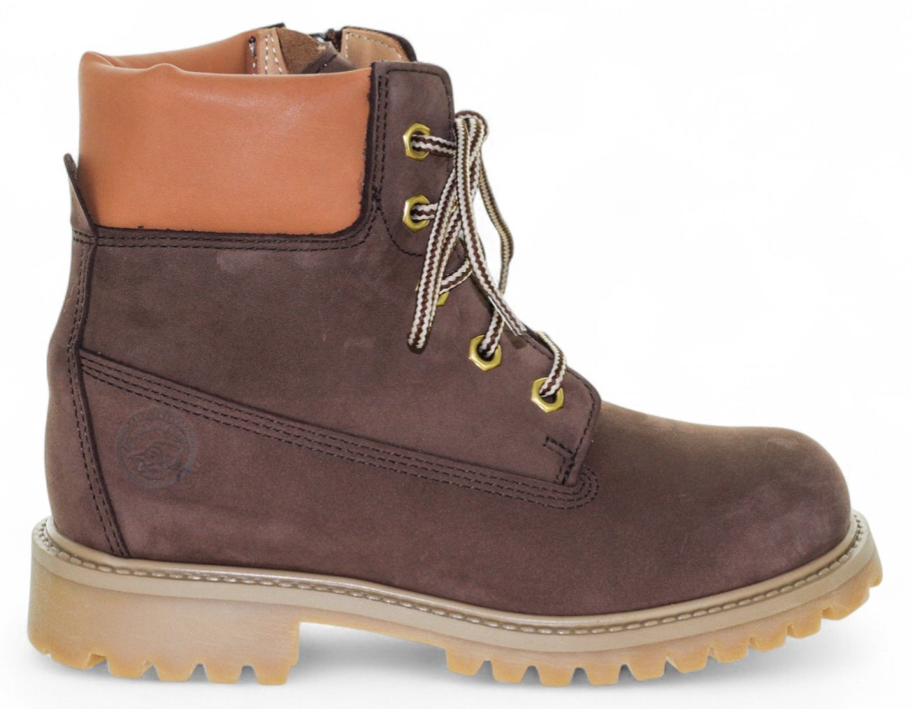 Zecchino D´Oro Veterboot - Zecchino D'oro Kinderschoenen - Bruin | M04-6433 met Rits