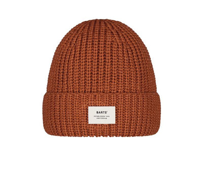 Zerman Beanie - Barts Amsterdam Accessoires - Oranje | Brick