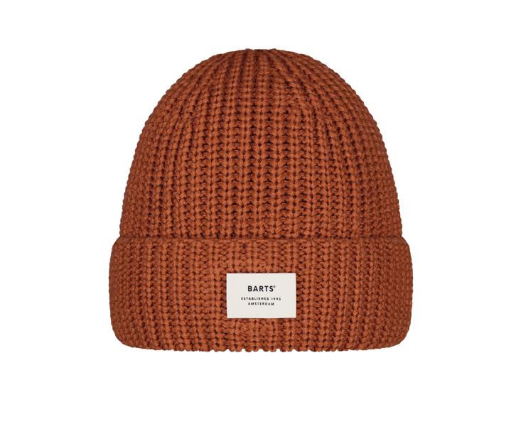 Zerman Beanie - Barts Amsterdam Accessoires - Oranje | Brick