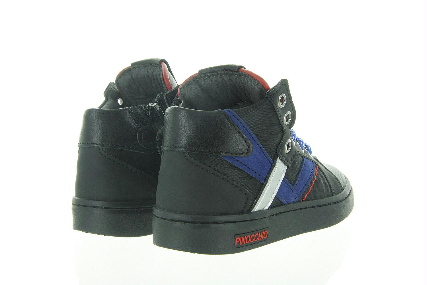 Zwarte Veterschoenen - Pinocchio By Hip Kinderschoenen | P1174 Jongens