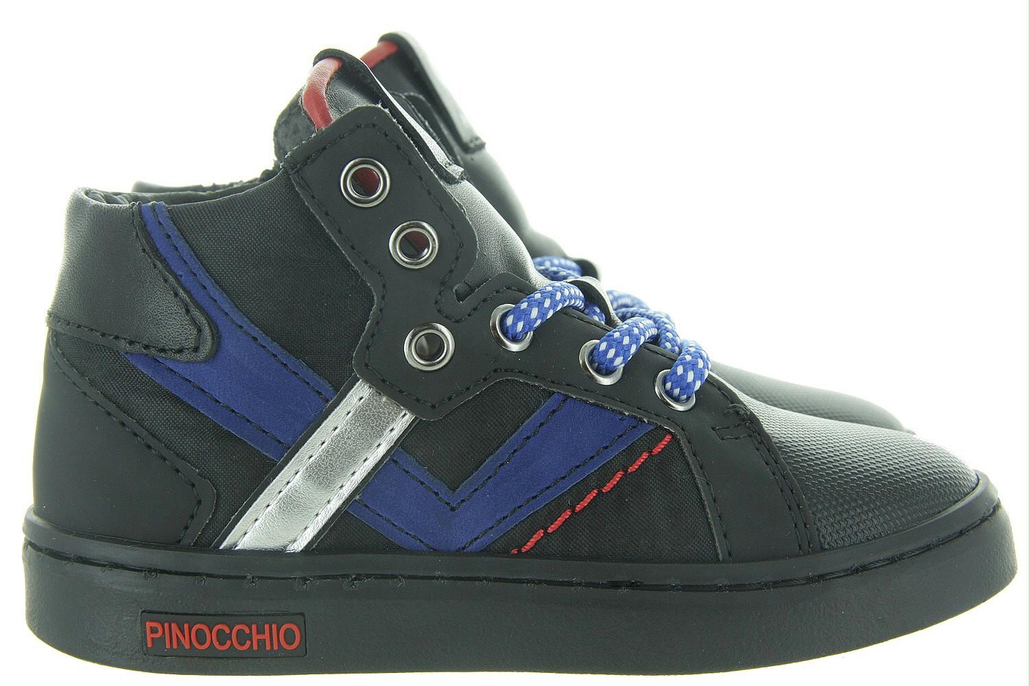 Zwarte Veterschoenen - Pinocchio By Hip Kinderschoenen | P1174 Jongens
